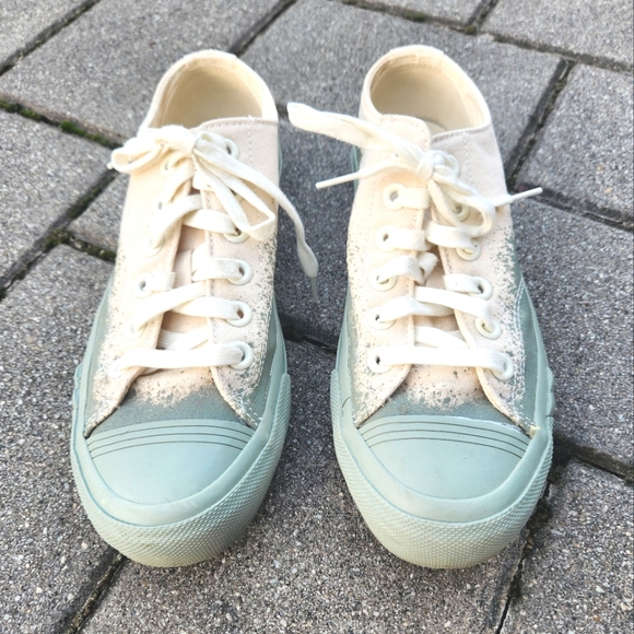 Pro Keds Royal Lo Spray Foxing Unisex Sneakers M 6/W 8 - Picture 1 of 8